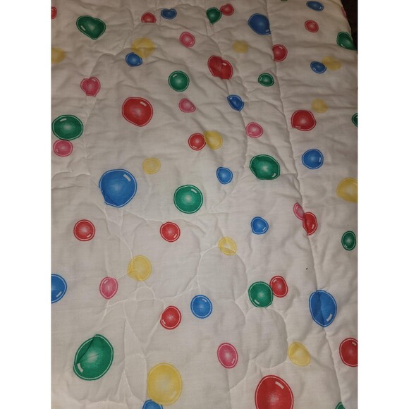 VTG 80 Vintage Disney Mickey Minnie Pluto Baby Crib Comforter 1980s